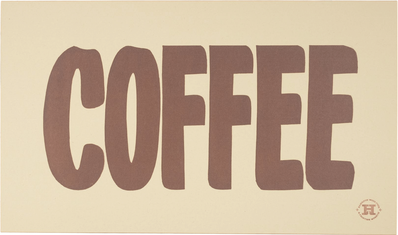 Historic Restrike: Globe Collection Coffee Print