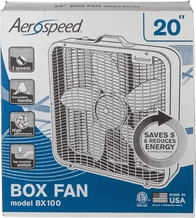 Aerospeed 20" Box Fan