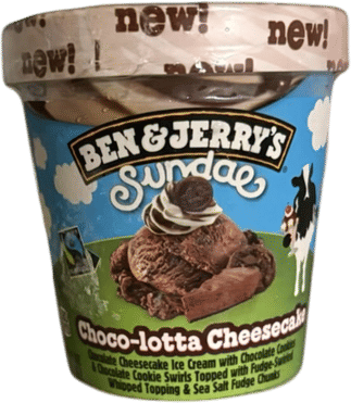 Ben and jerry’s [Choco-lotta cheesecake]