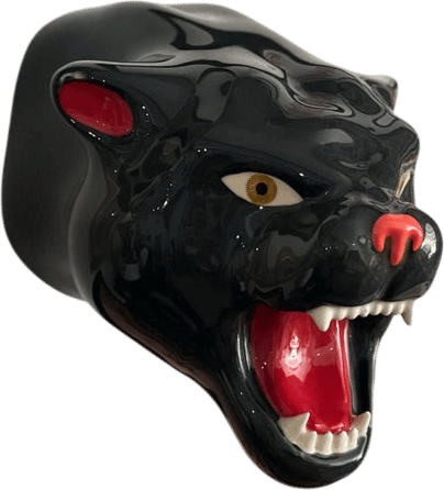 Ceramic Panther Head