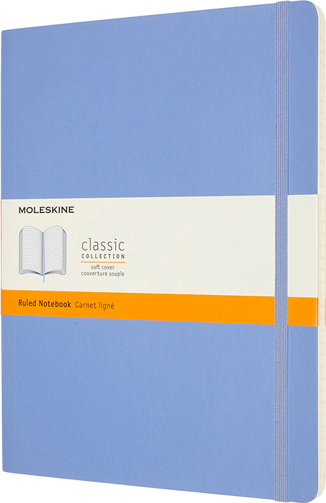 Moleskine Classic Extra Large Notebook (Hydrangea Blue)