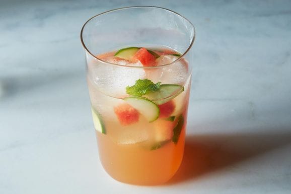 Watermelon, Mint, and Cider Vinegar Tonic Recipe