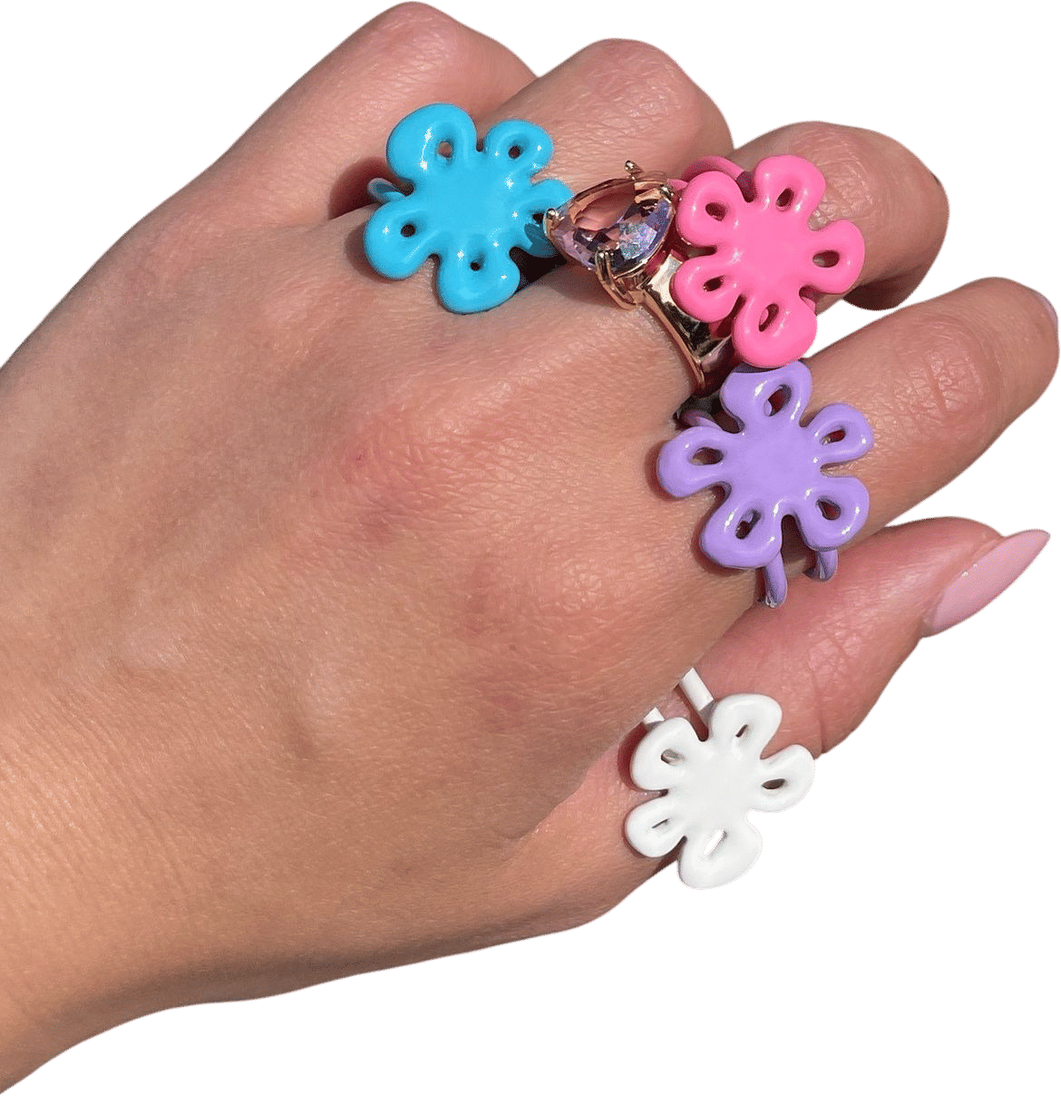 Adjustable Flower Bomb Ring