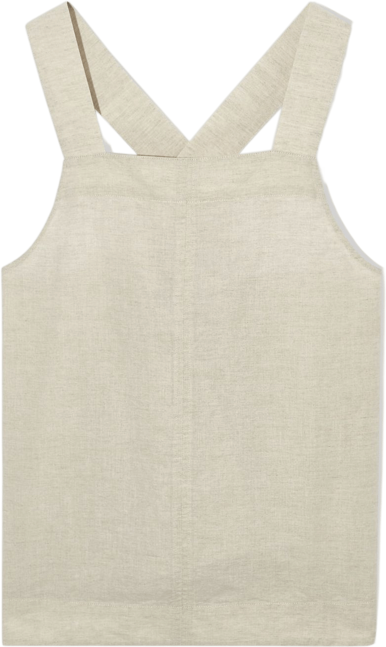 COS Linen Top with Crossed Back Straps