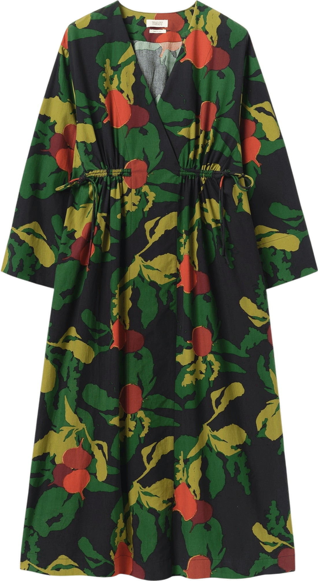 Produce Print Silk Cotton Dress