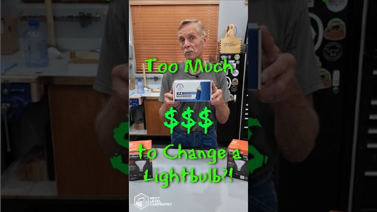 How much does it cost to change a lightbulb 20' up?