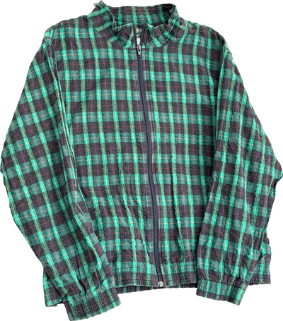Crinkle Zip Up Jacket