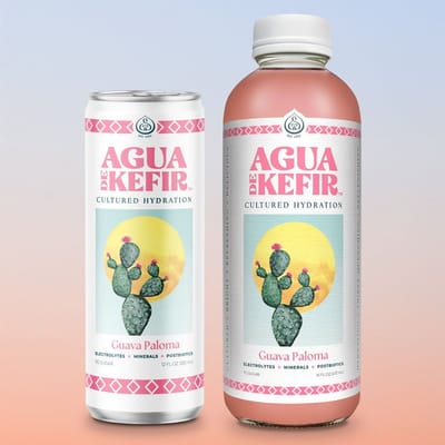 Agua de Kefir (Guava Paloma)