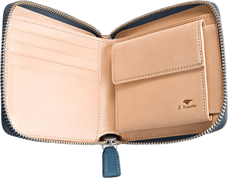 Il Bussetto Square Zip Wallet