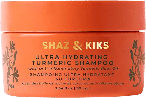 shaz & kiks- ultra hydrating turmeric shampoo