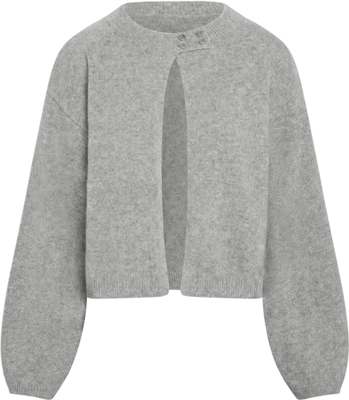 Payton Sweater in Heather Grey