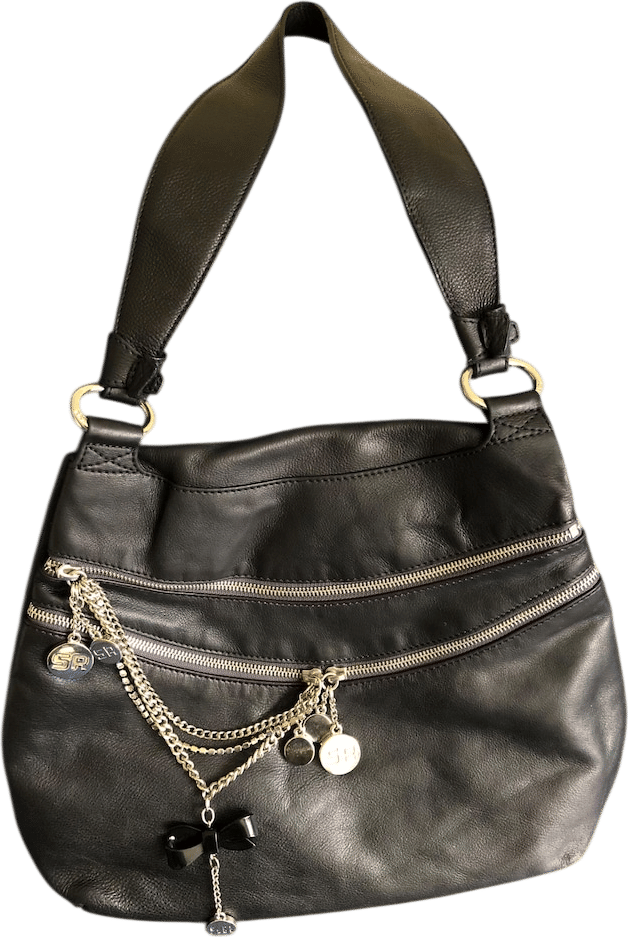 Sonia Rykiel Black Leather Handbag