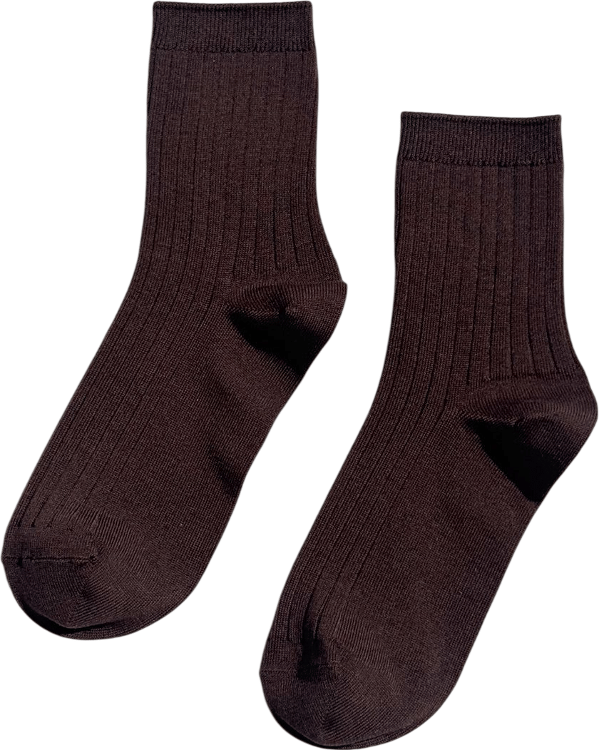 Her Socks (MC cotton) - Coffee