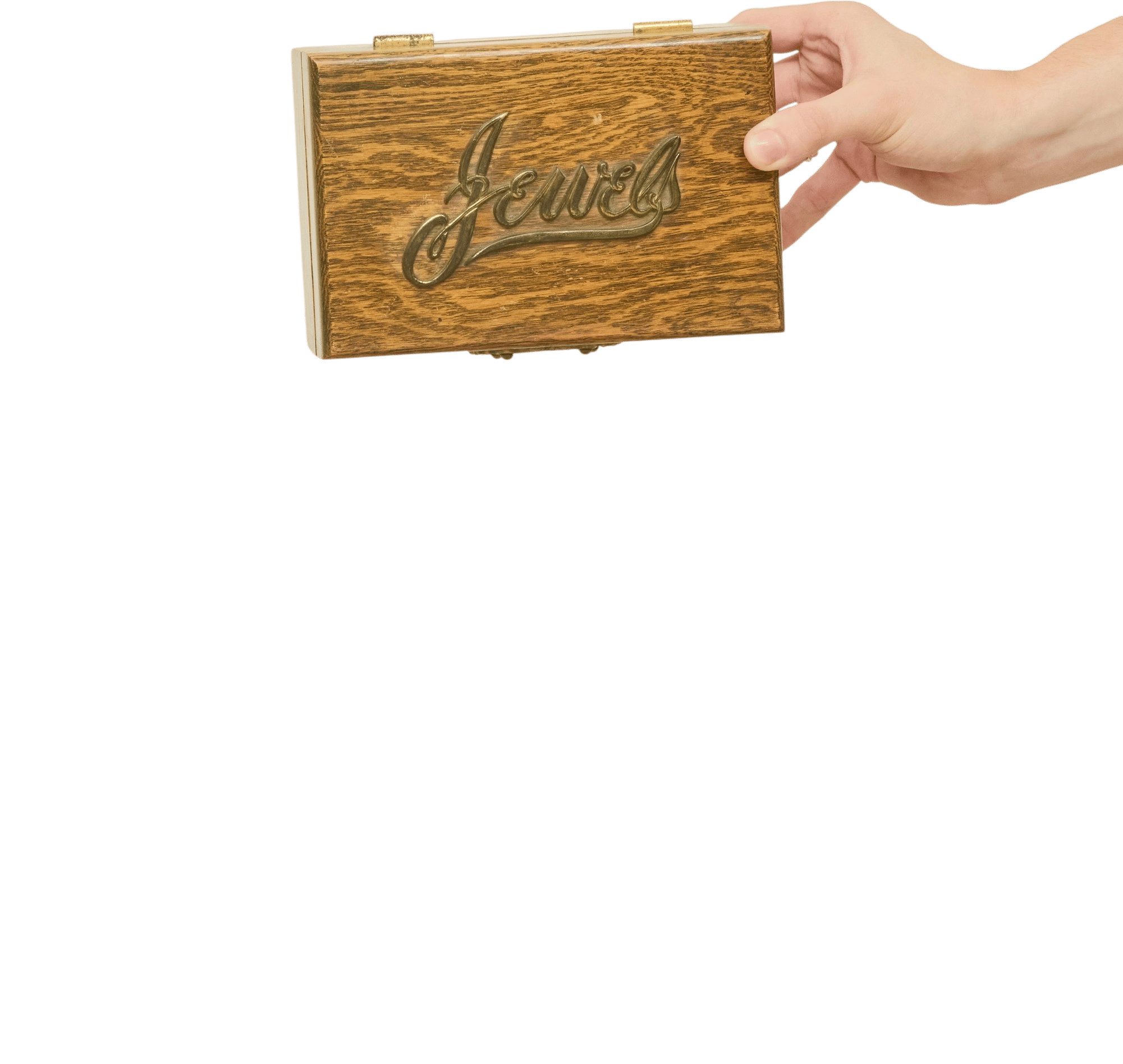 Vintage "Jewels" Jewelry Box