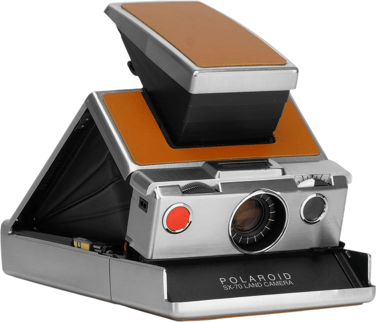 Polaroid SX-70 Original Chrome Instant Camera