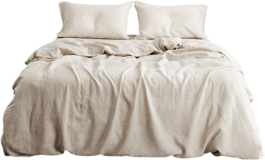 Oatmeal French Flax Linen Duvet Cover