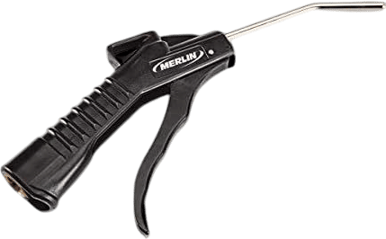 Merlin Pistol Grip Air Blow Gun with 4-Inch Extended Nozzle