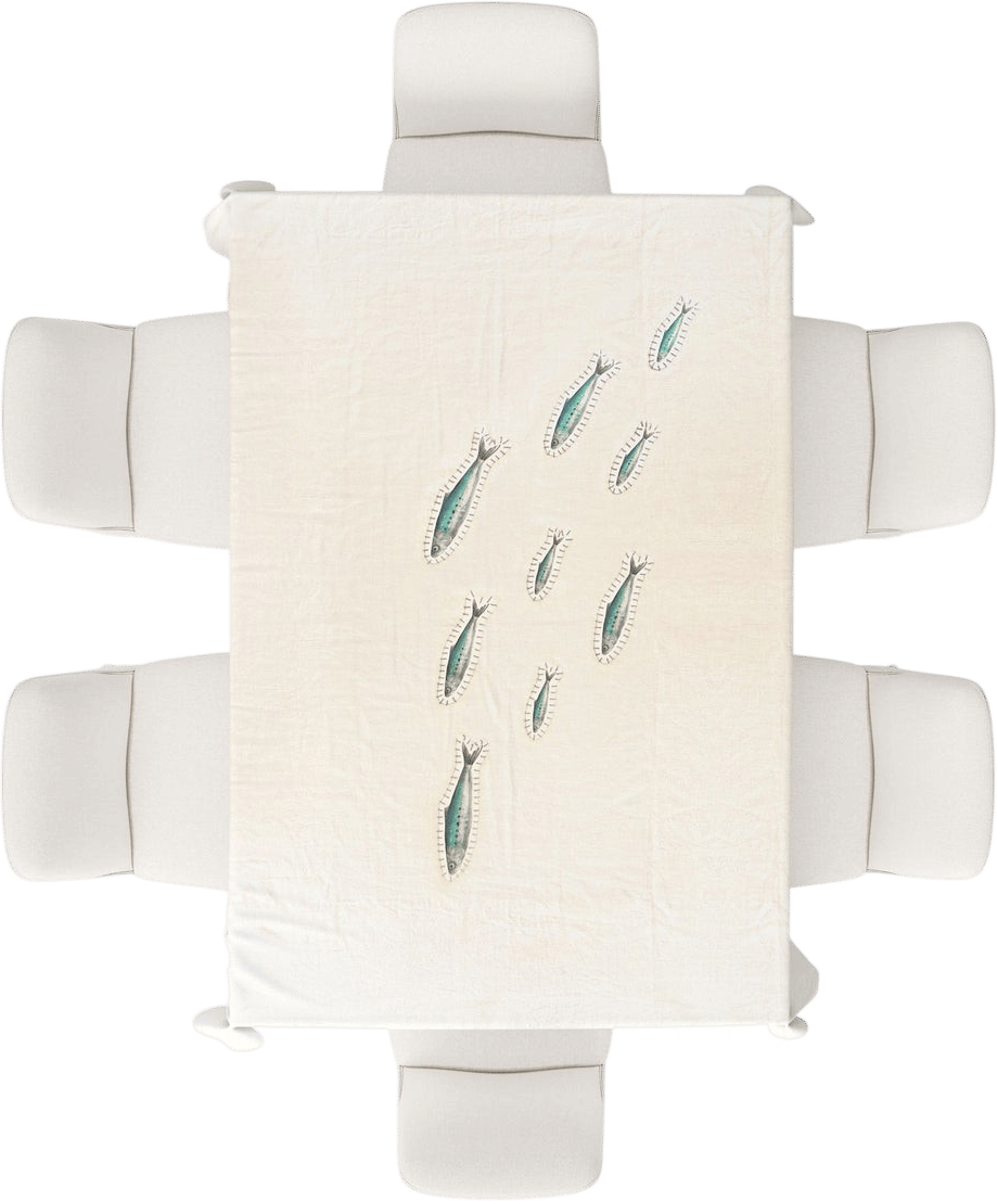 SEA Tablecloth - Sardines