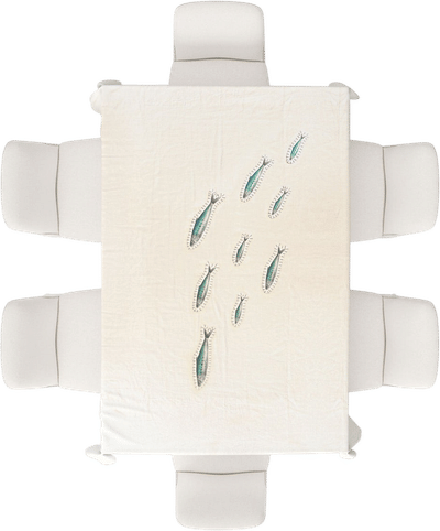 SEA Tablecloth - Sardines