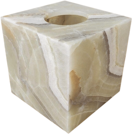 Green Onyx Stone Tissue Box Cover