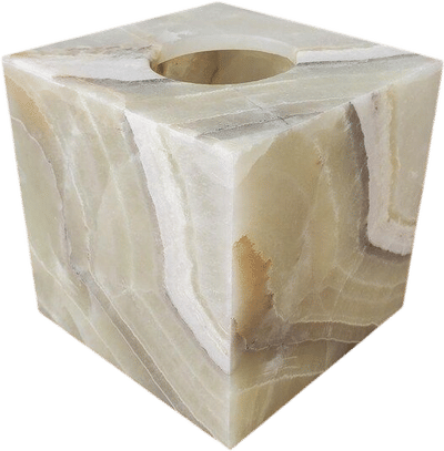 Green Onyx Stone Tissue Box Cover