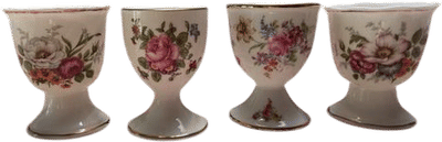 Vintage Floral Egg Cups