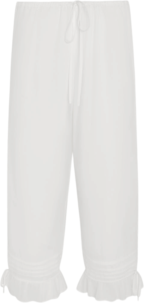 Cou Cou Intimates The Pantaloon White Cotton Voile