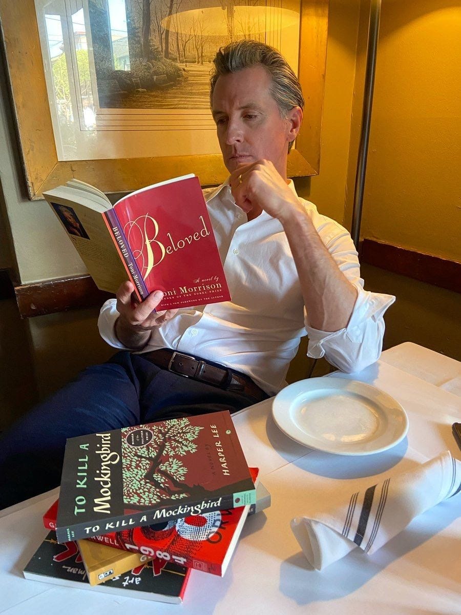 This photo of Gavin Newsom