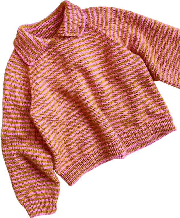 Stripe Overload Polo Knitting Pattern