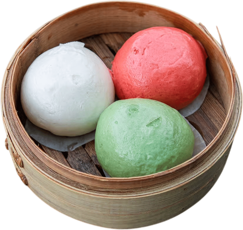 Egg yolk buns from Dumpling Time in the Bay Area