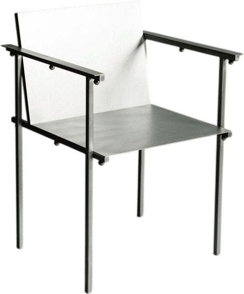 Matte Metal Chair 2