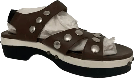 Leather sandal Marni Brown size 39 EU in Leather - 36537029
