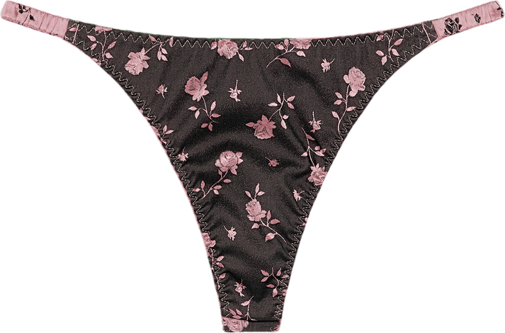 Fruity Booty Rosy Jacquard Thong