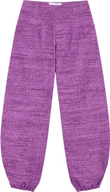 Boogie Silk Pants Purple