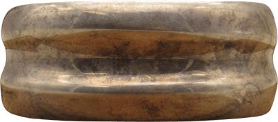 Sterling Silver and Bronze Band Cuff Bracelet