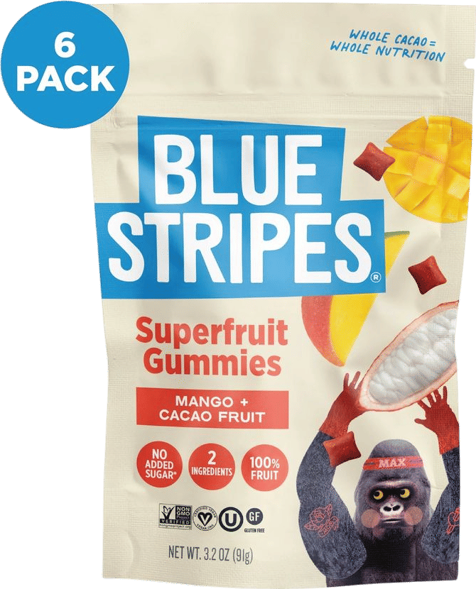 Cacao Fruit + Mango gummies