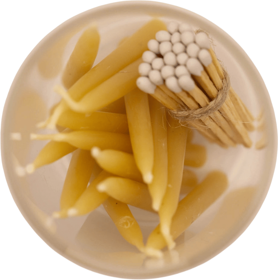 20 Minutes For You Mindful Beeswax Candle Set