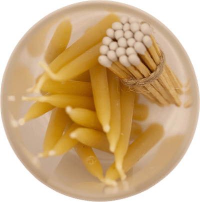 20 Minutes For You Mindful Beeswax Candle Set