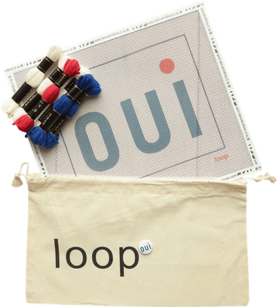 OUI Needlepoint Kit