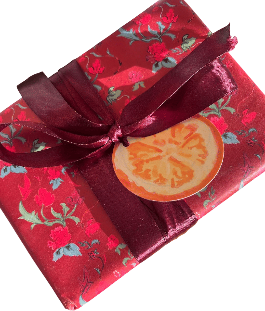 Orange Slice Christmas Gift Tags