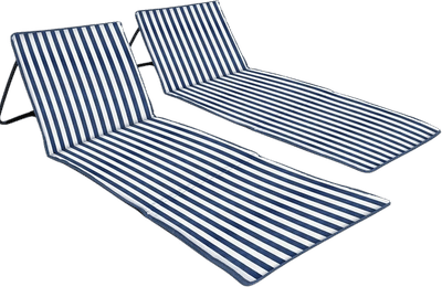 Foldable Beach Chair Mat with Backrest