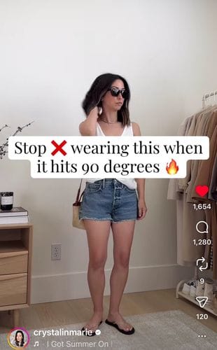 Crystalin Da Silva - Hot Weather Outfits