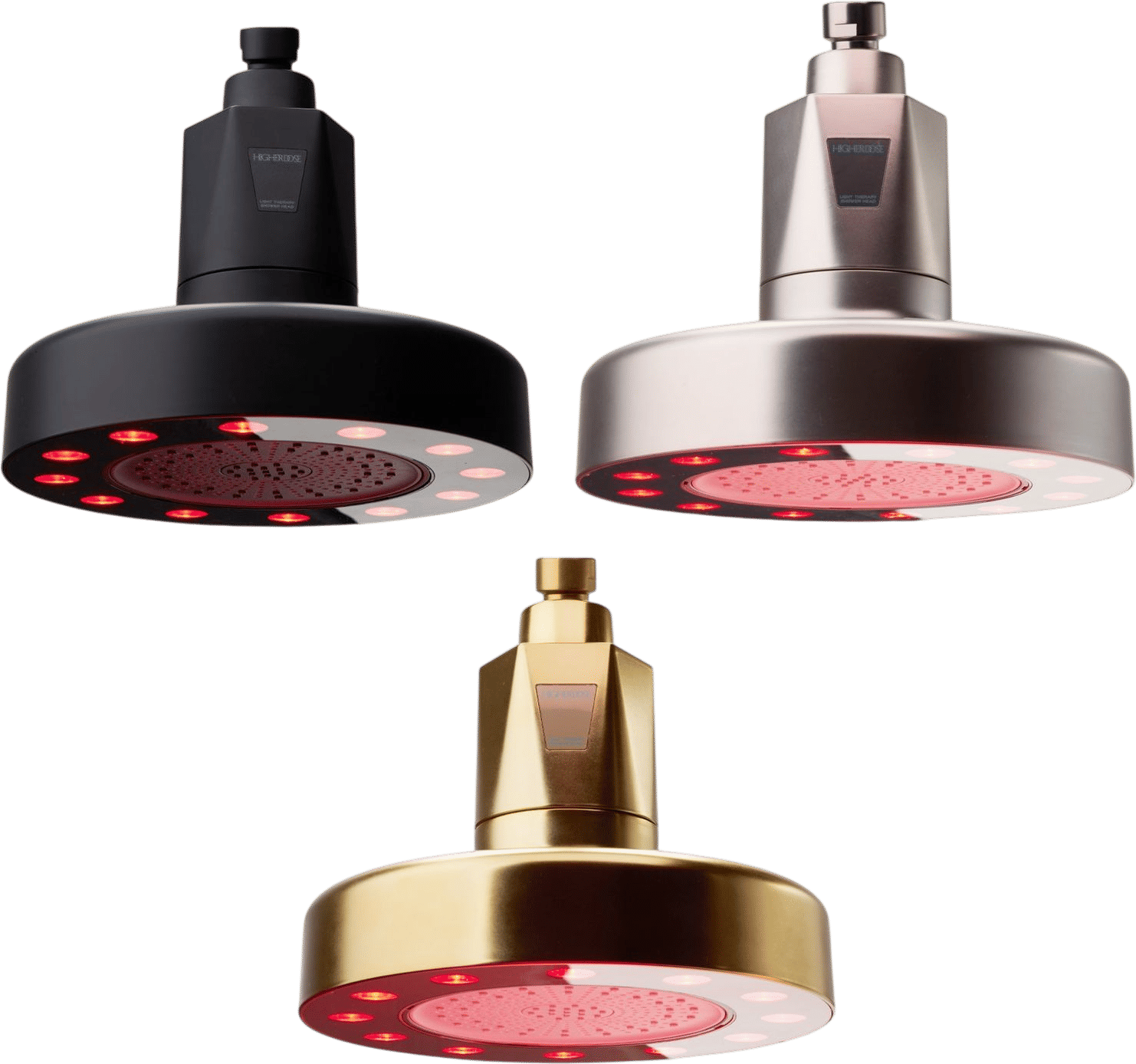 HigherDOSE Red Light Shower Head