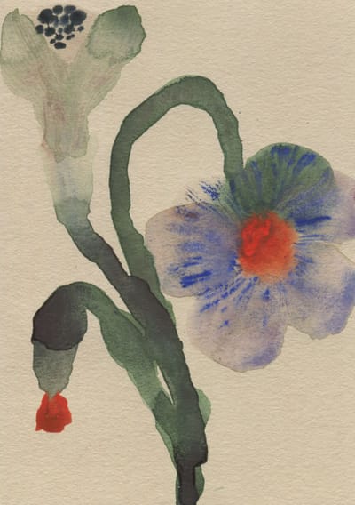 Bowing Flower Art Print