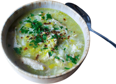 Chicken, Leek, and Rice Soup Recipe