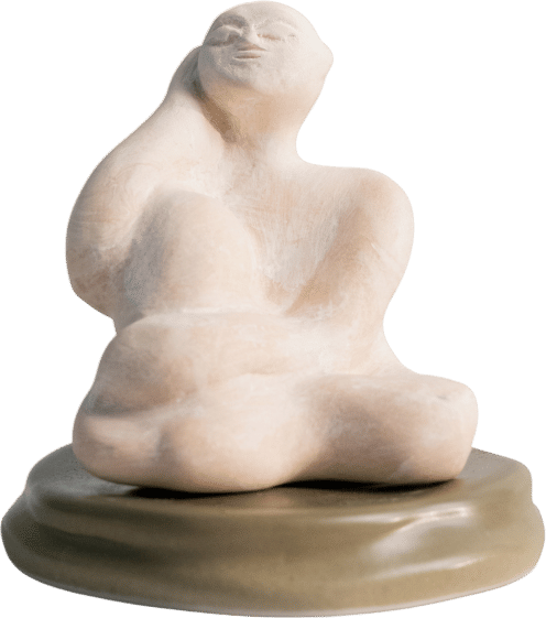 Geranium & Vetiver Scented Ceramic Sculpture