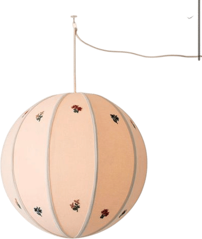 Emma Chamberlain Embroidered Pendant (28")
