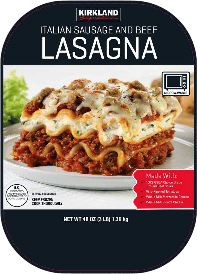 Kirkland lasagna