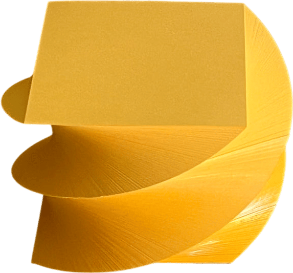 Flores Paper Sun Ave Yellow Spiral Pad 3.5”
