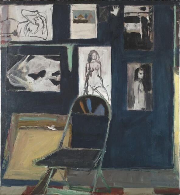 Richard Diebenkorn, Studio Wall (1963)